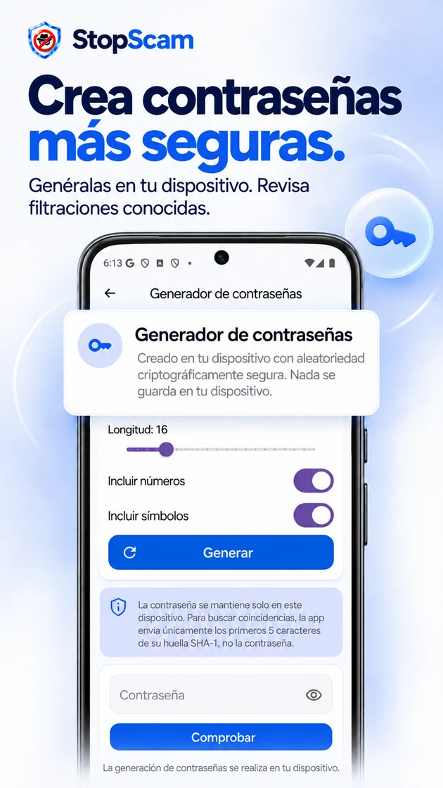 Crea contraseñas más seguras