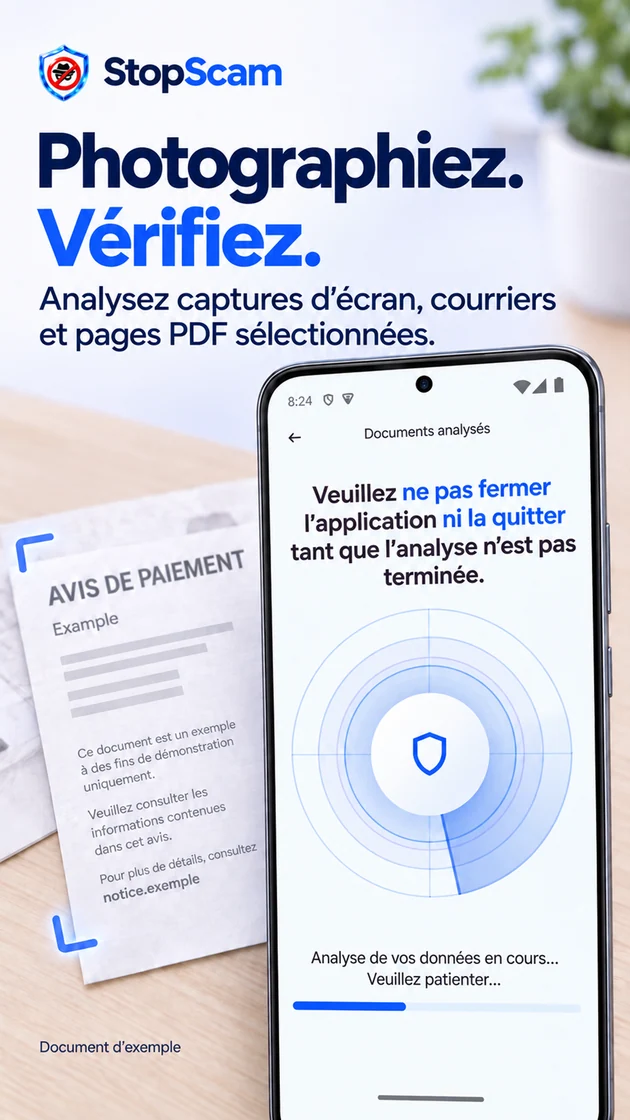 Photographiez et vérifiez