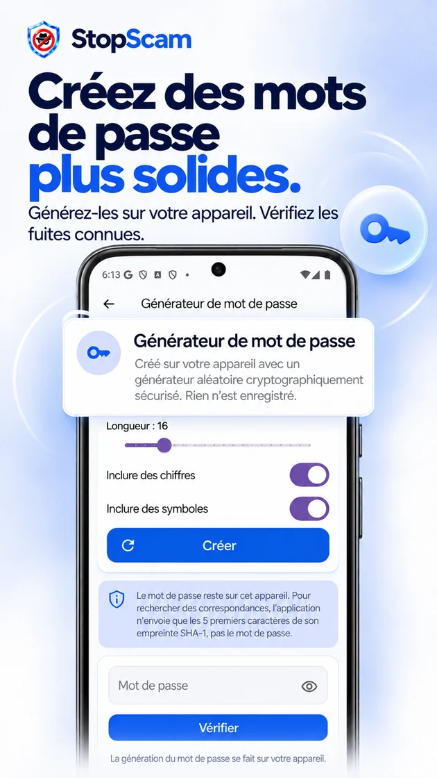 Créez des mots de passe plus sûrs