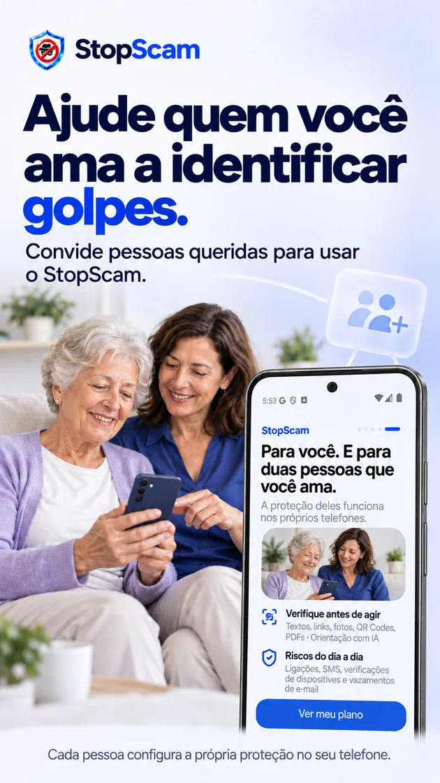 Ajude sua família a identificar golpes