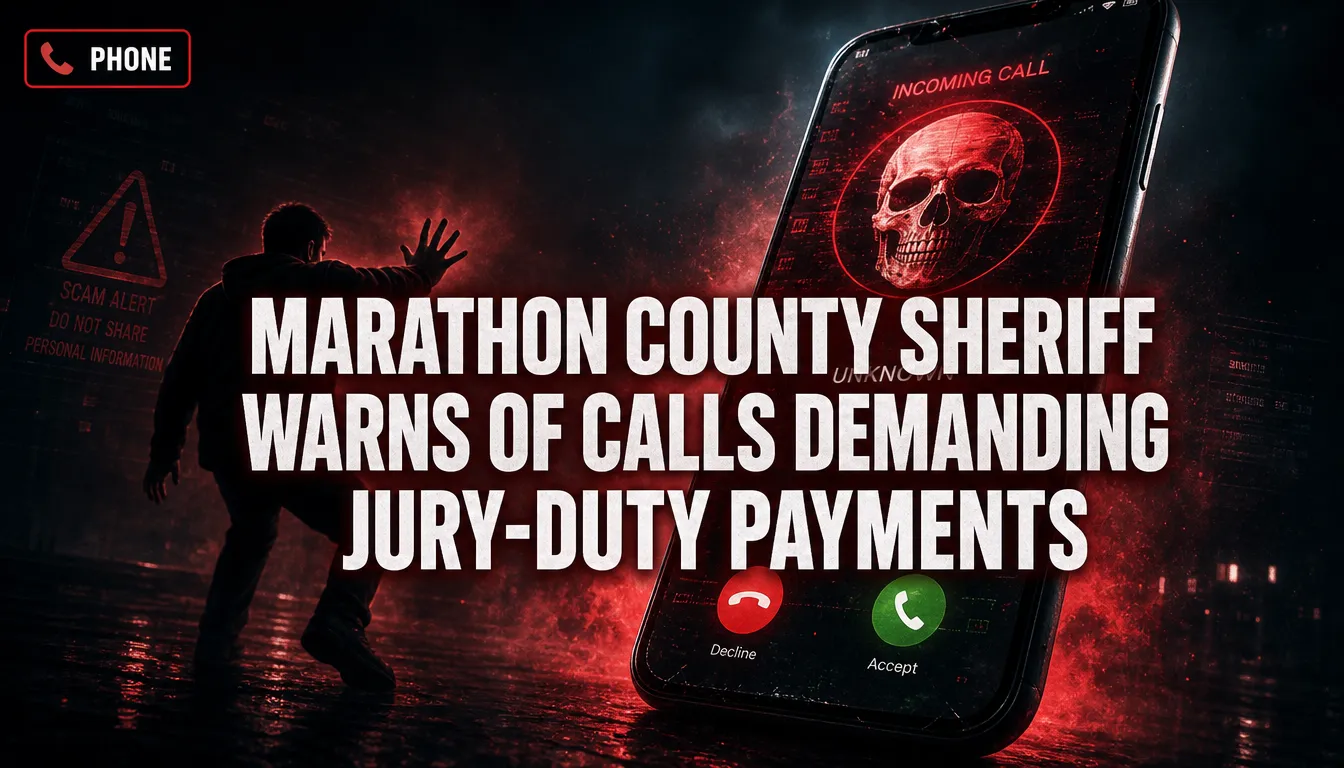 Marathon County Sheriff Warns of Calls Demanding Jury-Duty Payments