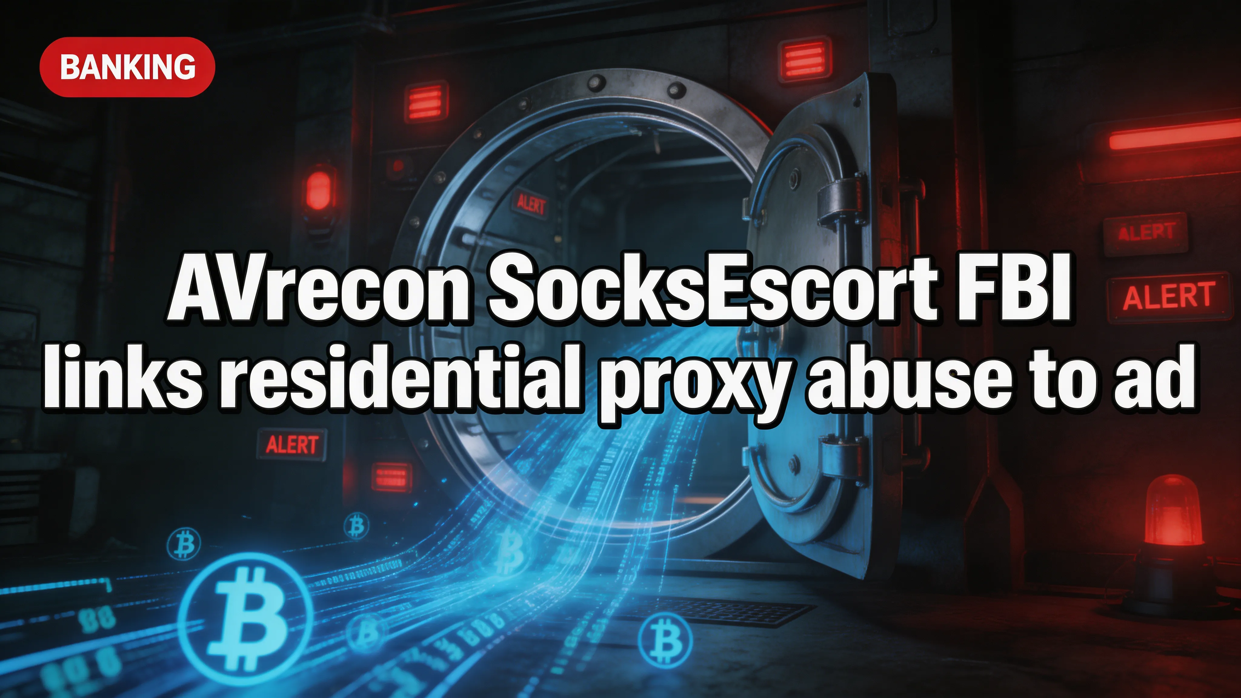 AVrecon + SocksEscort: FBI links residential proxy abuse to ad, banking and romance fraud