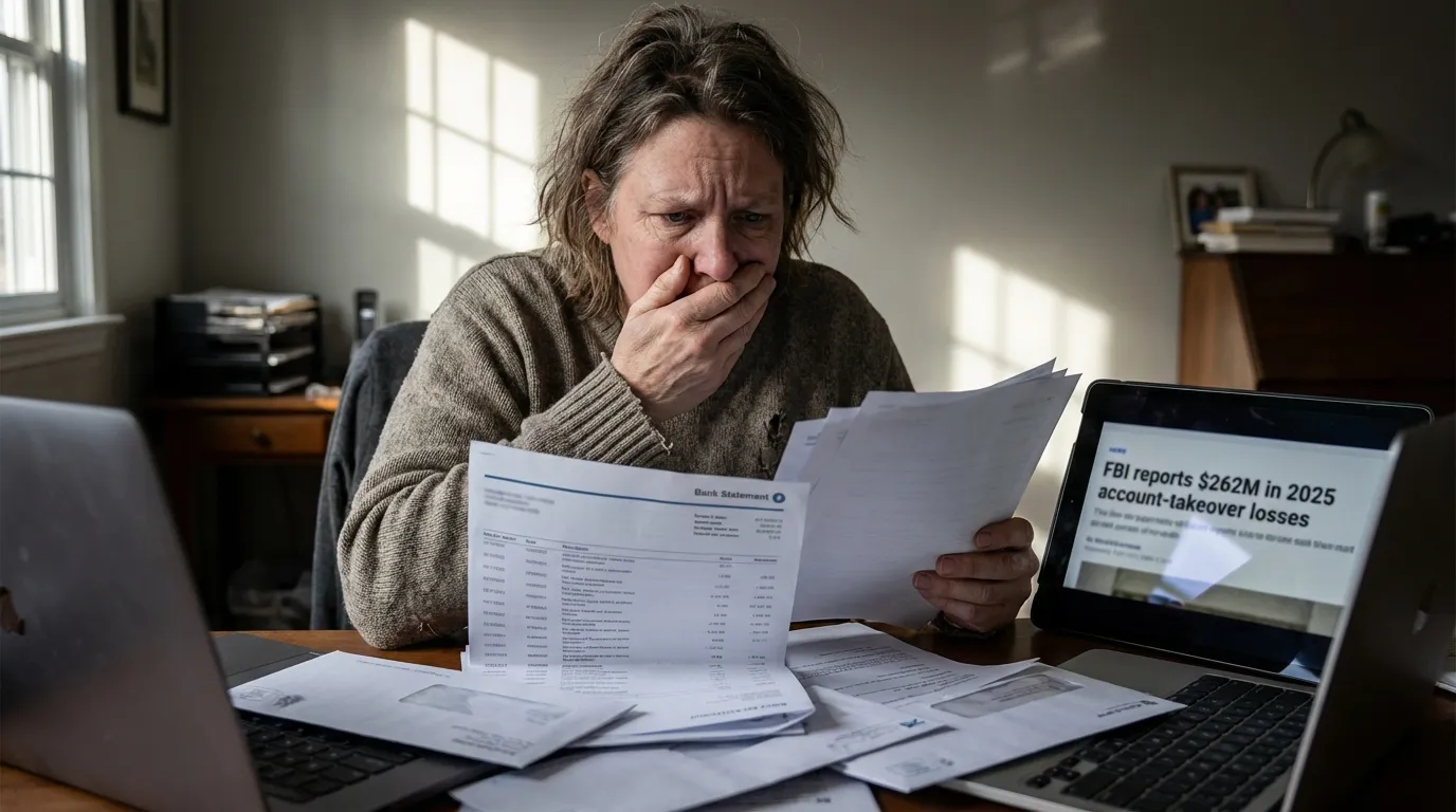 FBI meldet 262 Mio. $ an Verlusten durch Kontoübernahmen im Jahr 2025, warnt vor Phishing in der Feiertagssaison und Krypto‑Geldwäsche