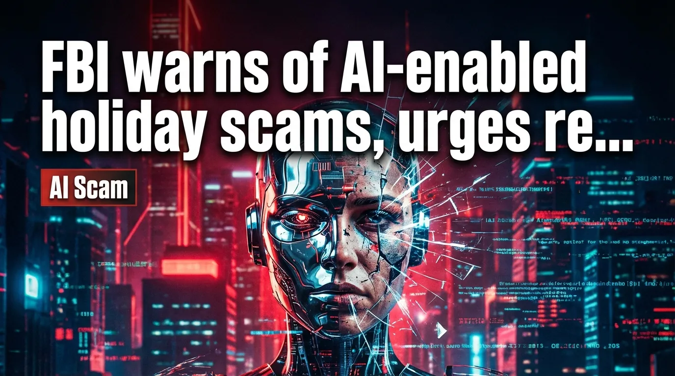 Le FBI met en garde contre les escroqueries liées aux fêtes facilitées par l'IA, exhorte à les signaler au IC3 et à préserver les preuves