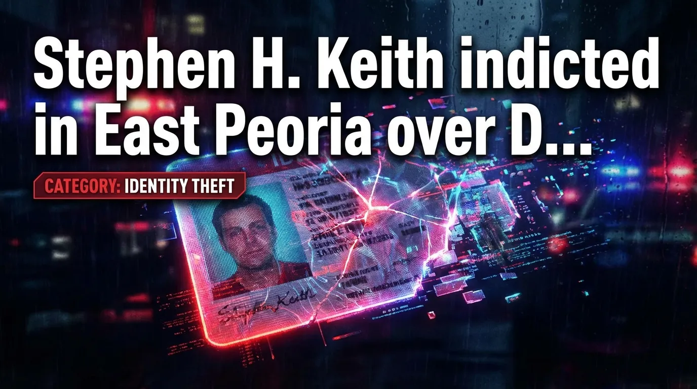 Stephen H. Keith indiciado em East Peoria por esquema de roubo de identidade da DeviceLyfe