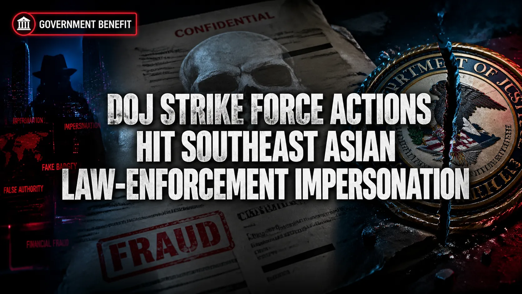 DOJ: Strike Force Actions Hit Southeast Asian Law-Enforcement Impersonation Scams Targeting U.S. Victims