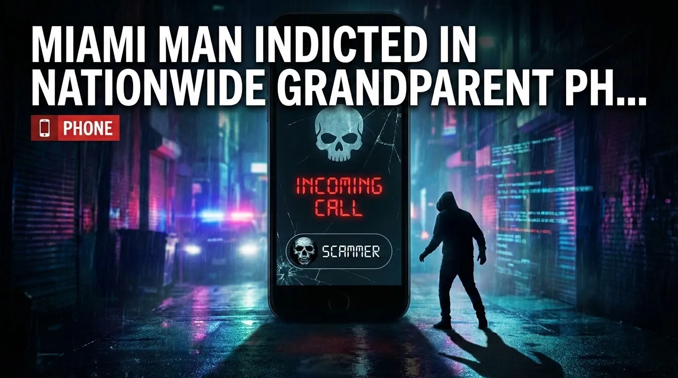Miami man indicted in nationwide grandparent phone scam and alleged money‑laundering scheme