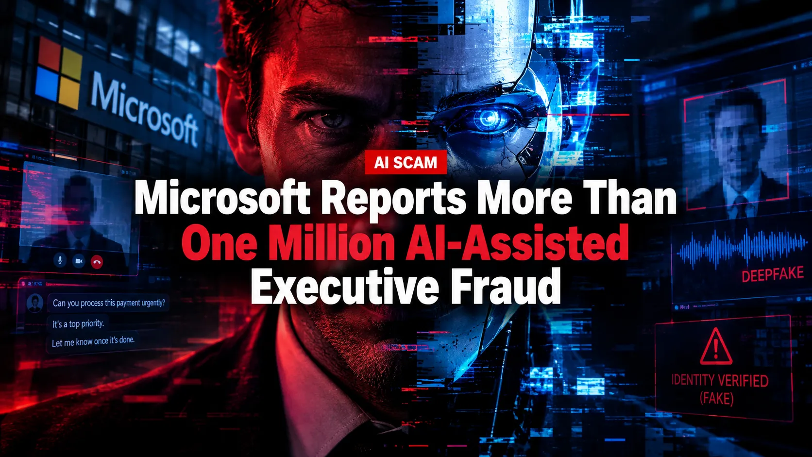 Microsoft Reports More Than One Million AI-Assisted Executive Fraud Emails