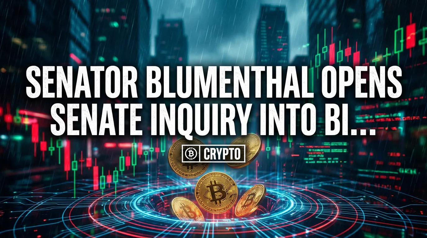 Senator Blumenthal Opens Senate Inquiry into Binance Over Iran-Linked Transfers and Staff Moves