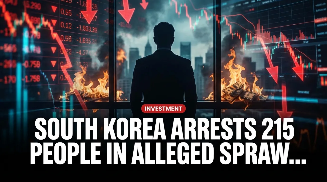 La Corée du Sud arrête 215 personnes dans le cadre d'une vaste fraude présumée aux investissements en cryptomonnaies