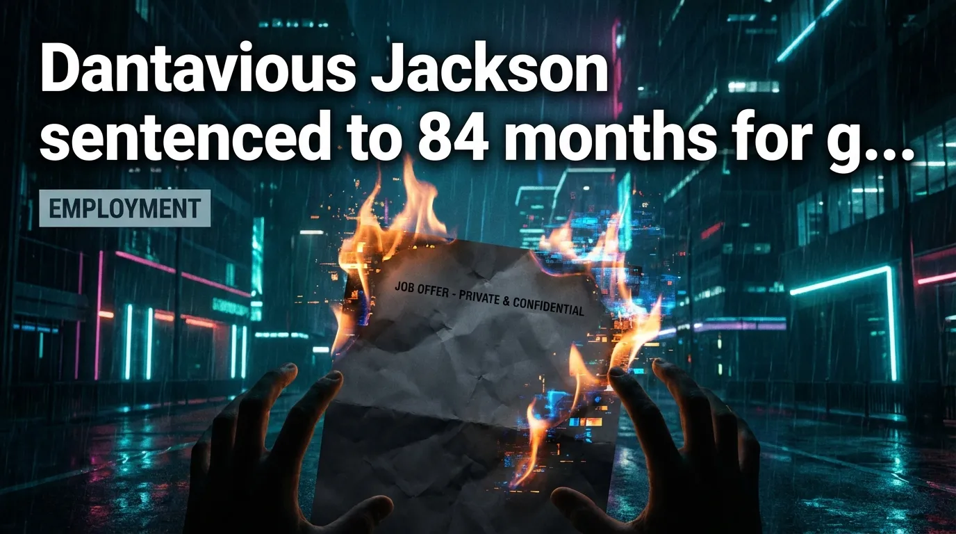 Dantavious Jackson zu 84 Monaten Haft verurteilt wegen Betrugssystems mit Schein‑Steuerberatern, das auf über 4 Millionen Dollar abzielte