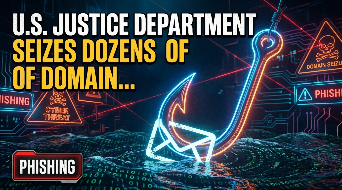 Le ministère de la Justice des États-Unis saisit des dizaines de domaines vendant des kits d'hameçonnage à des groupes criminels transnationaux