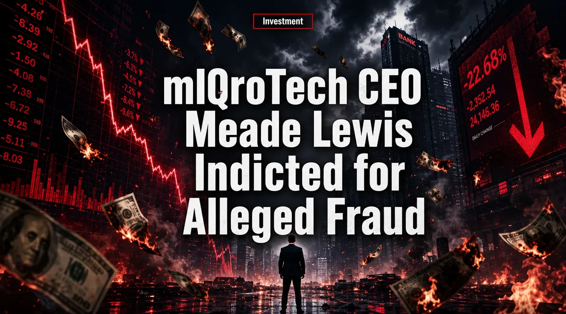 mIQroTech CEO Meade Lewis Indicted for Alleged $7M+ Investor Wire Fraud