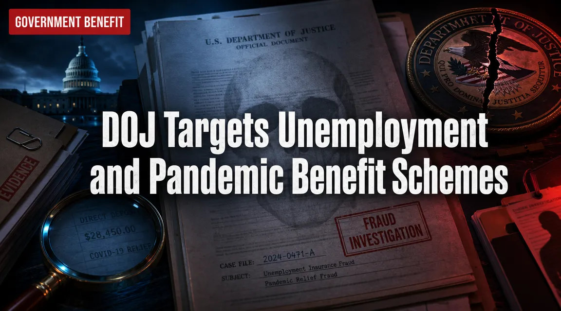 DOJ Fraud Division Targets Unemployment and Pandemic Benefit Schemes in $1B Crackdown