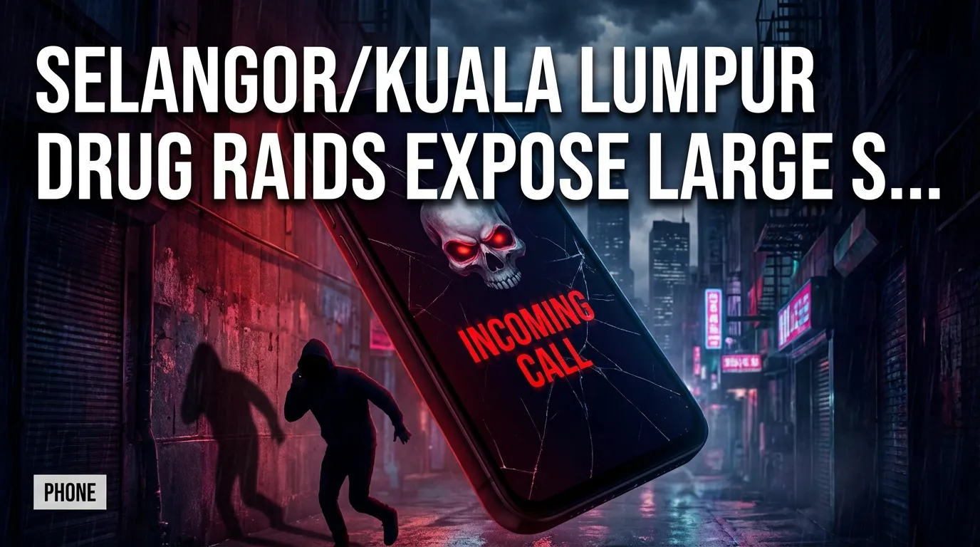 Рейды по наркотикам в Селангоре/Куала‑Лумпуре раскрыли крупную мошенническую операцию call‑центра, действовавшую наряду с наркоторговлей