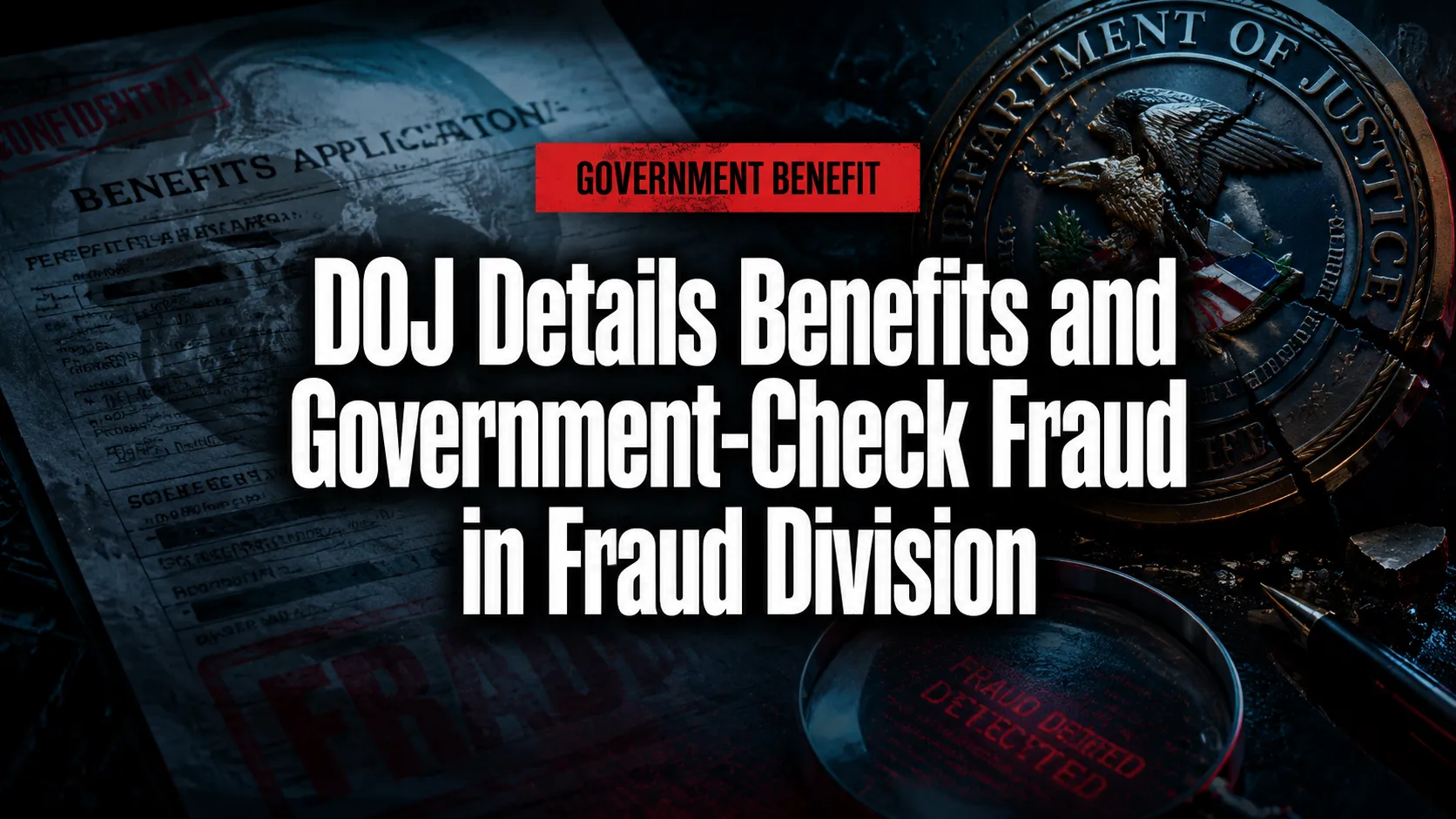 DOJ Details Benefits and Government-Check Fraud in Fraud Division Roundup Nearly $1B