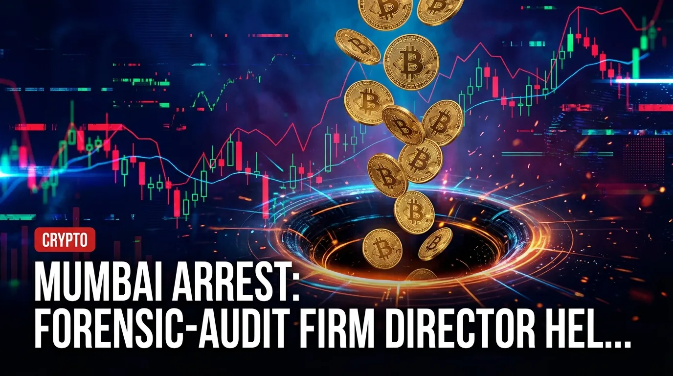 Arrestation à Mumbai : le directeur d'une société d'audit médico‑légal détenu pour détournement présumé de ₹30 crore dans l'affaire GainBitcoin