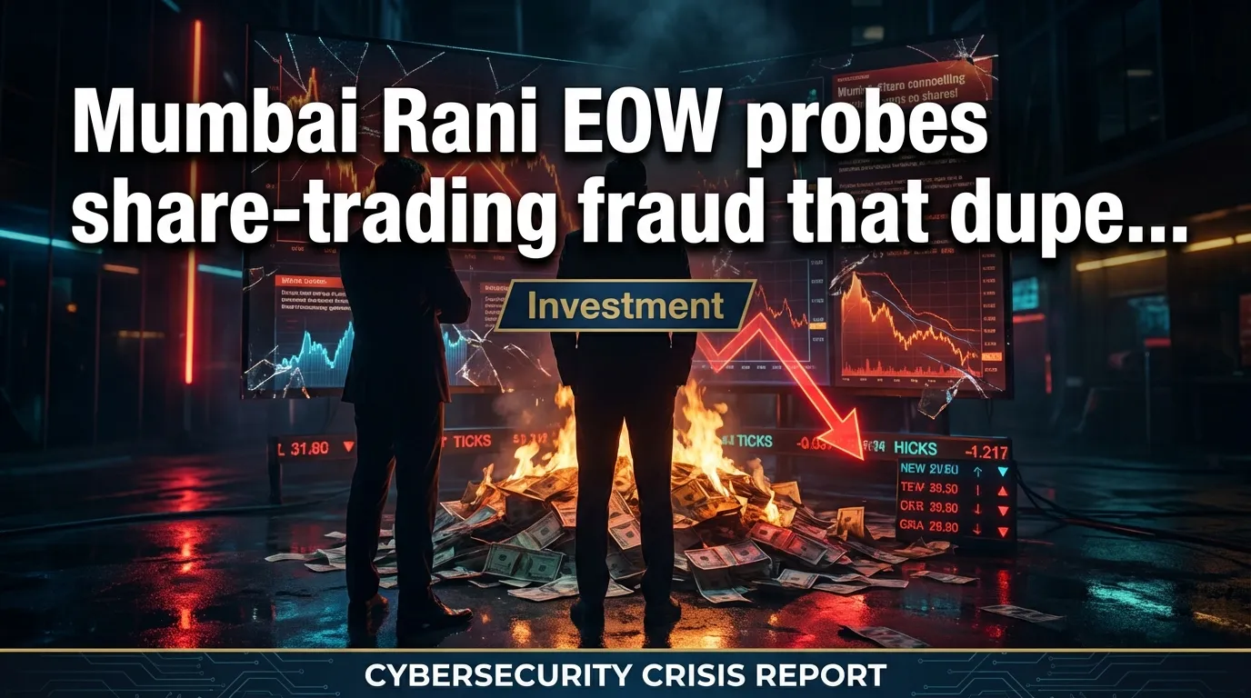 Mumbai EOW untersucht Aktienhandelsbetrug, bei dem 30 Anleger um ₹13 Crore betrogen wurden