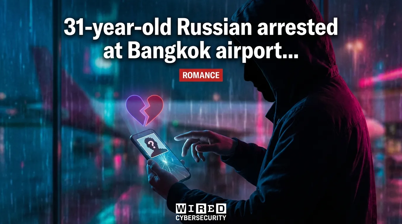 Ruso de 31 años arrestado en el aeropuerto de Bangkok como presunto líder de una estafa en línea de inversión/romance