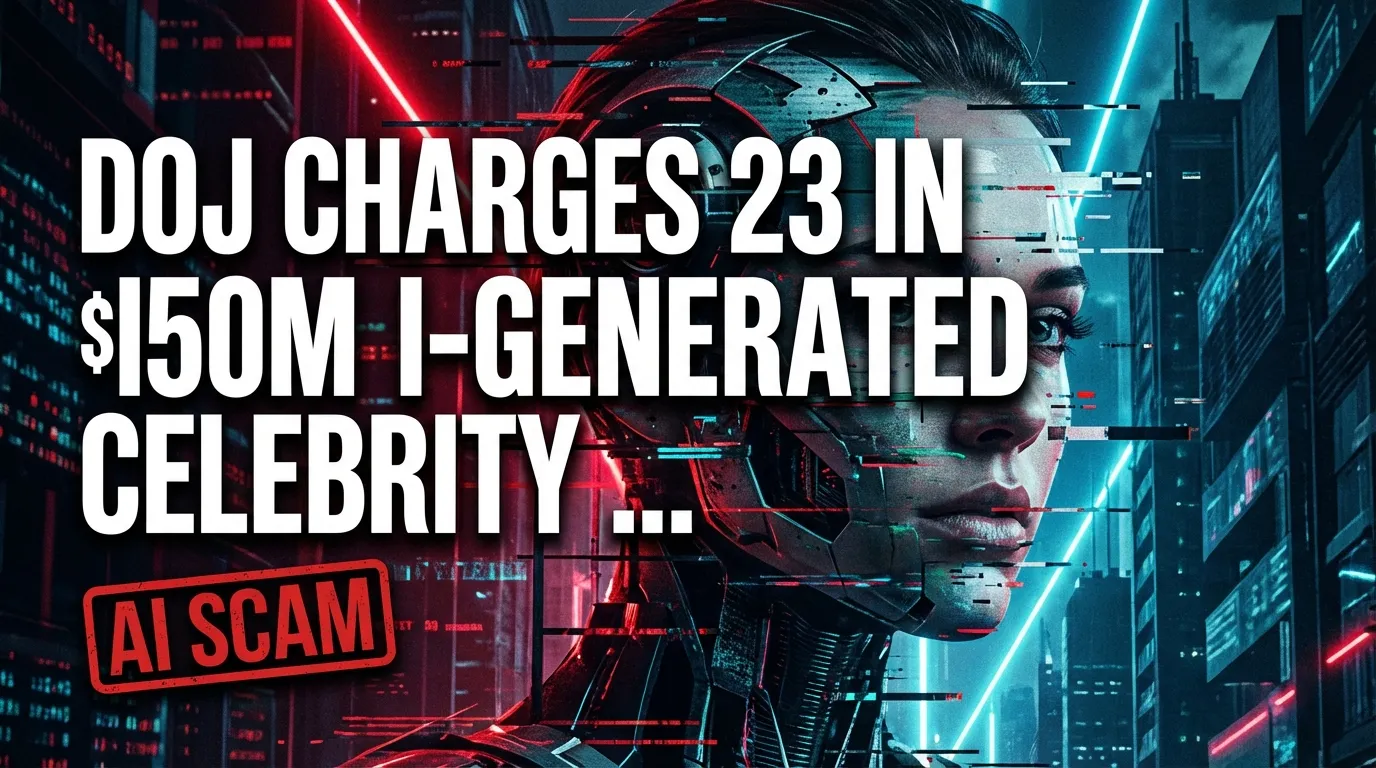 Минюст США предъявил обвинения 23 лицам в мошеннической сети на $150 млн с фальшивыми одобрениями знаменитостей, созданными ИИ