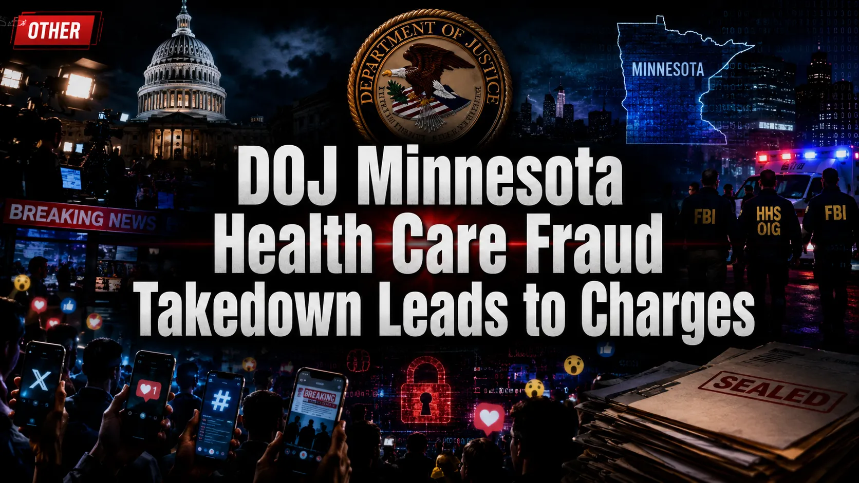 DOJ: Minnesota Health Care Fraud Takedown Leads to Charges Against 15 Defendants for $90M+