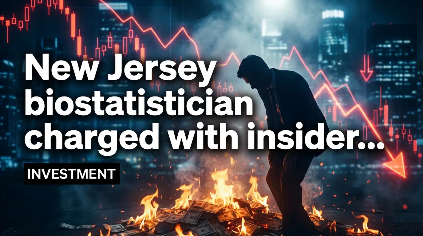 Биостатист из Нью-Джерси обвинён в инсайдерской торговле после того как, по утверждению, заработал более $450,000 на акциях производителя лекарств из Массачусетса — новости