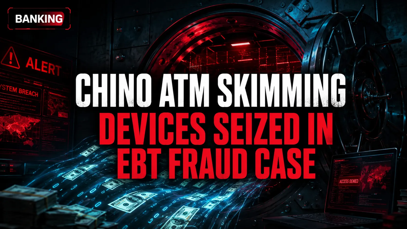 Chino ATM skimming devices seized in EBT fraud case, police say