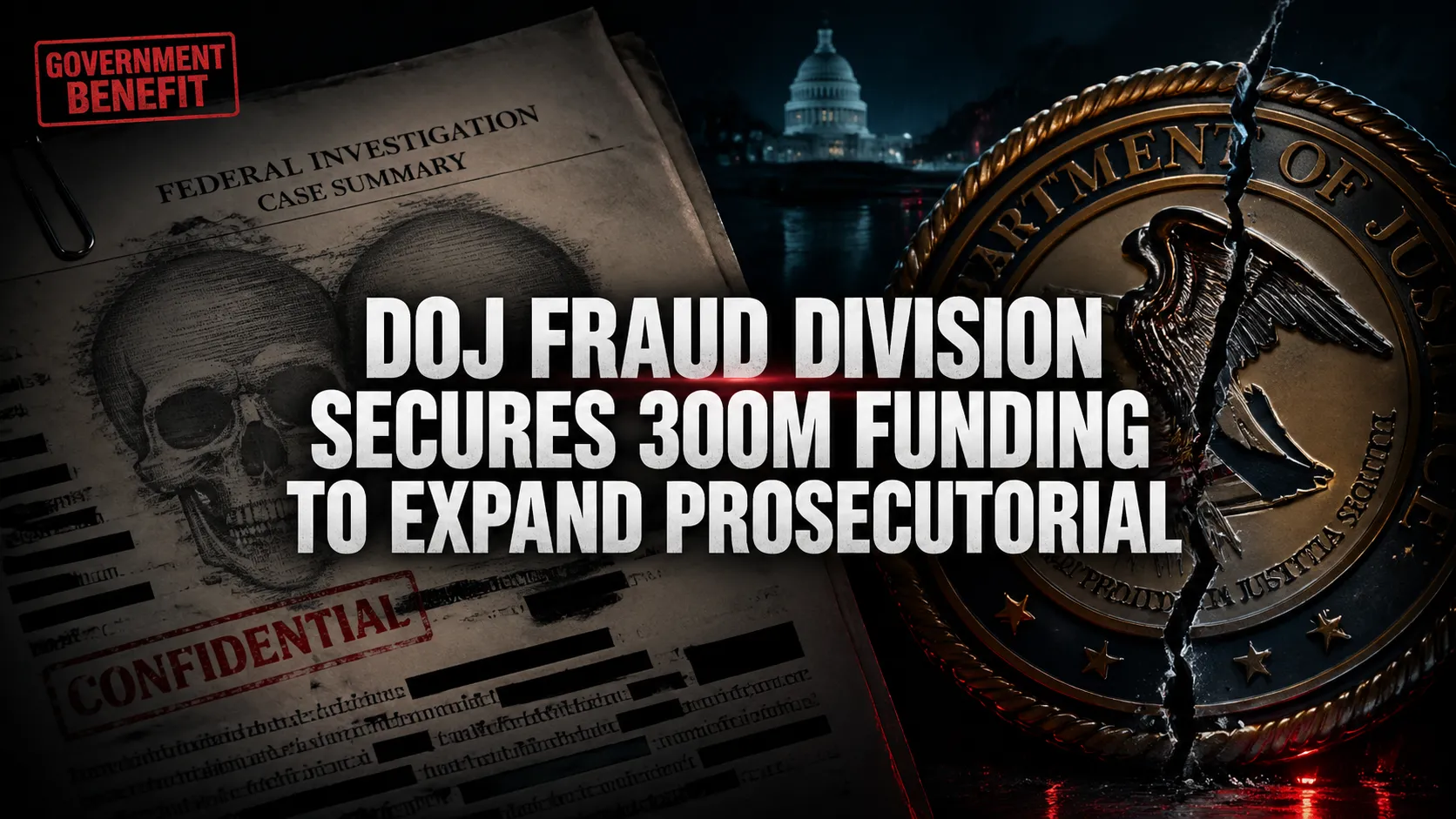 DOJ Fraud Division Secures $300M Funding to Expand Prosecutorial Support for U.S. Fraud Crackdowns