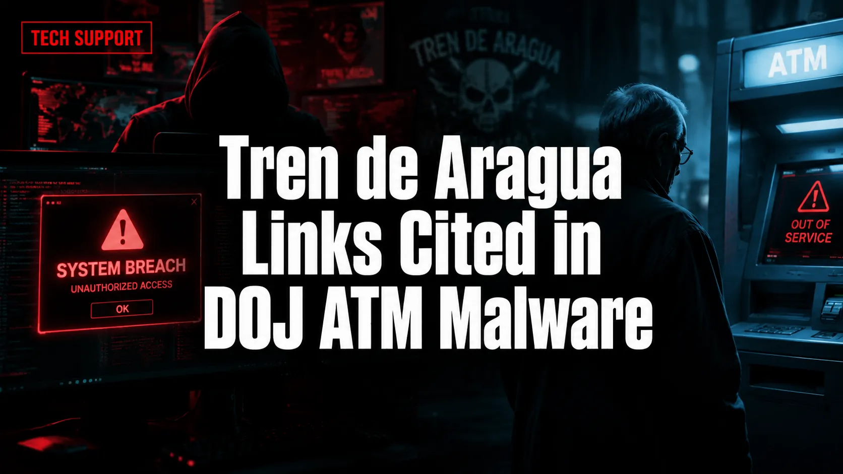 Tren de Aragua Links Cited in DOJ ATM Malware Case: Ploutus Used to Force U.S. ATMs to Dispense Cash
