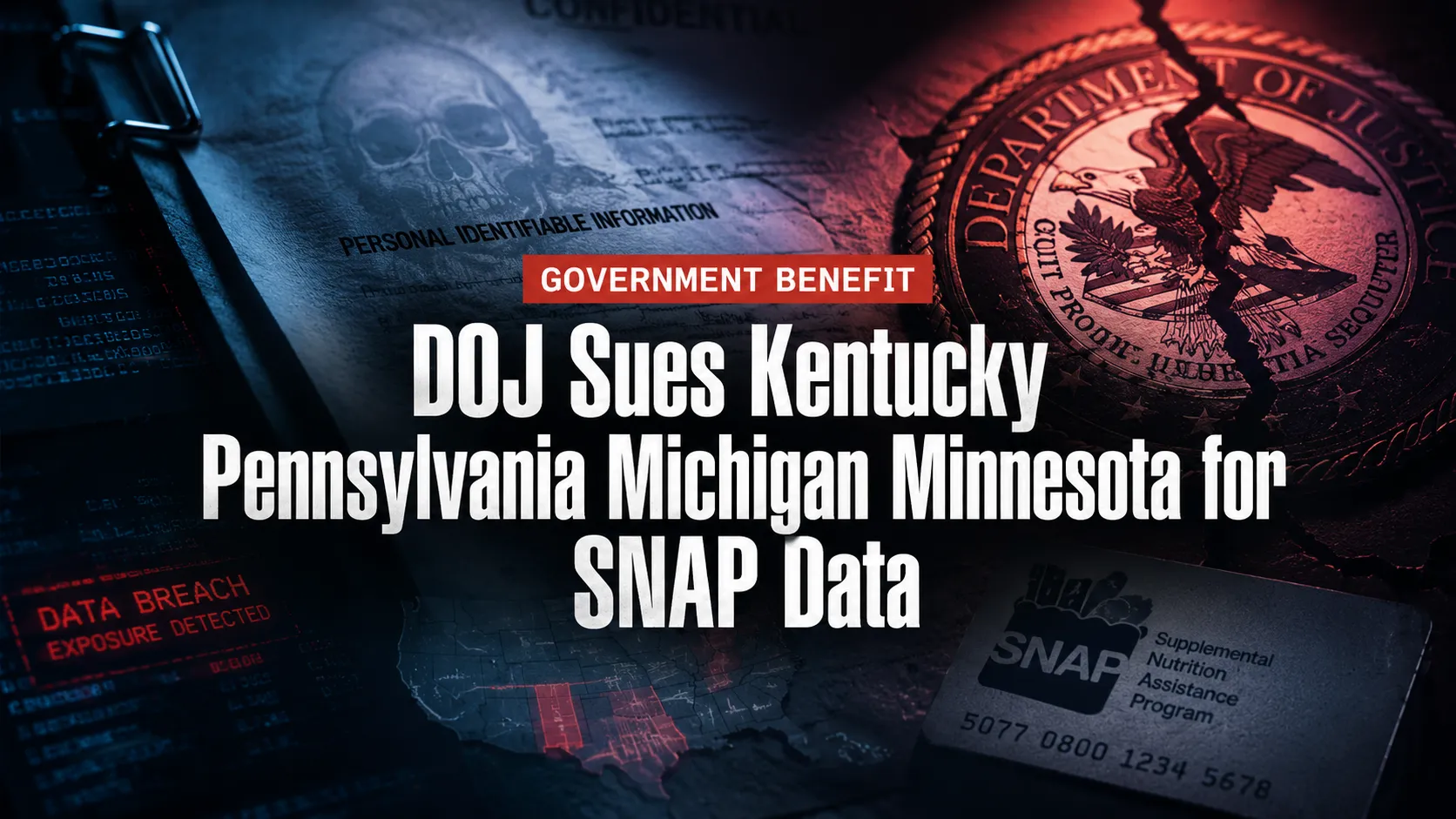 DOJ Sues Kentucky, Pennsylvania, Michigan, Minnesota for SNAP Data Shortfalls