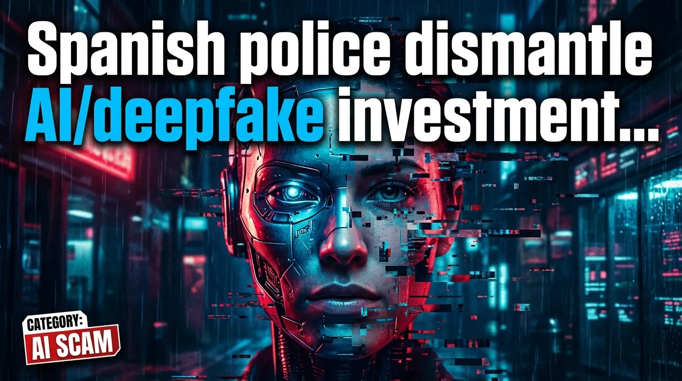 Spanische Polizei zerschlägt KI-/Deepfake-Anlagebetrugsring, beschlagnahmt rund 20 Mio. $ und verhaftet Verdächtige