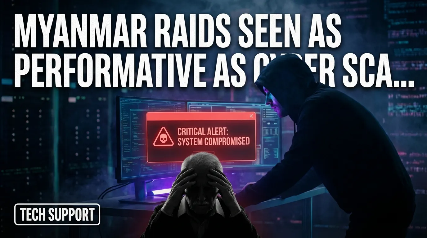 Batidas em Mianmar são vistas como performativas enquanto complexos de golpes cibernéticos se mudam e usam Starlink — AP