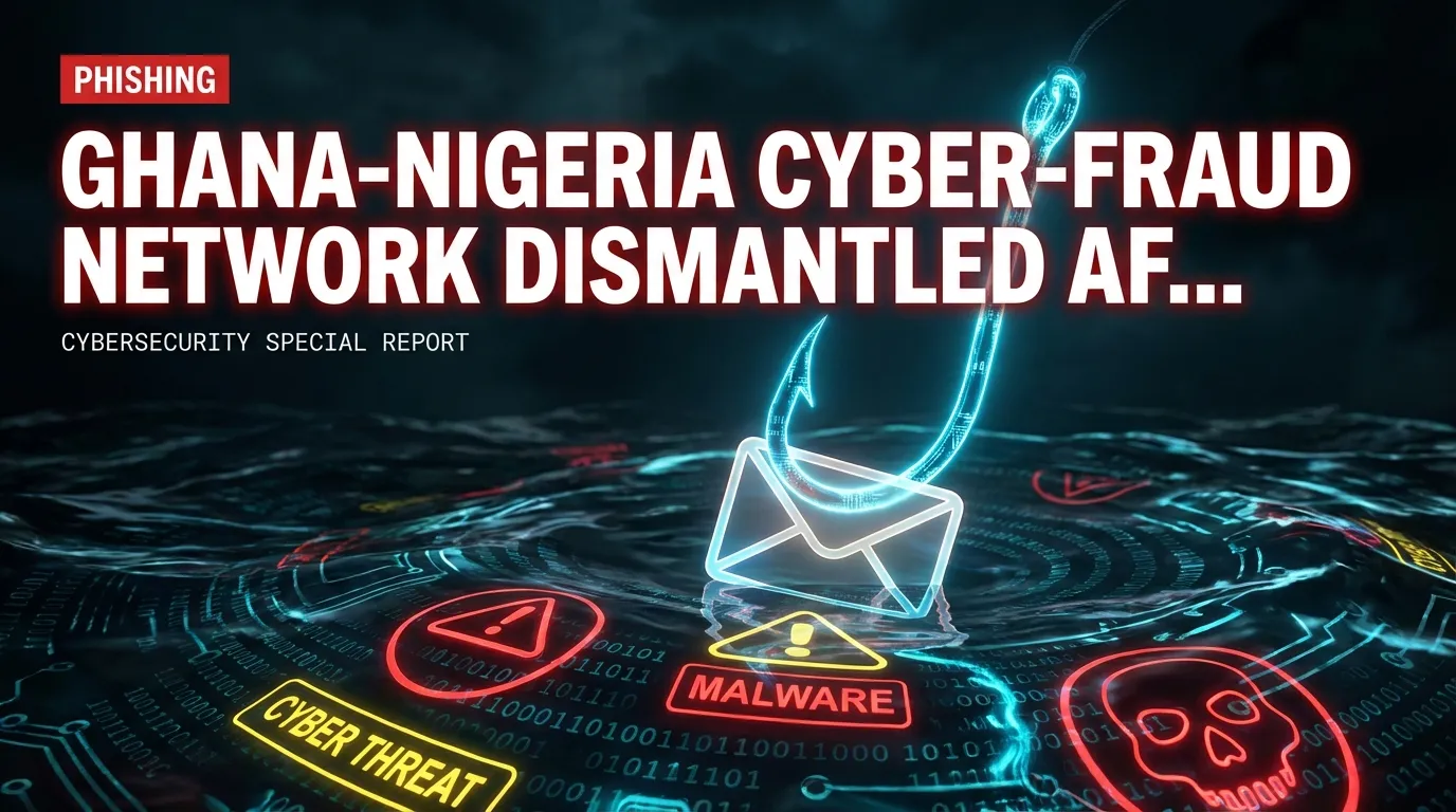 Rede de ciberfraude Gana‑Nigéria desmantelada após enganar mais de 200 vítimas de ~US$ 400.000