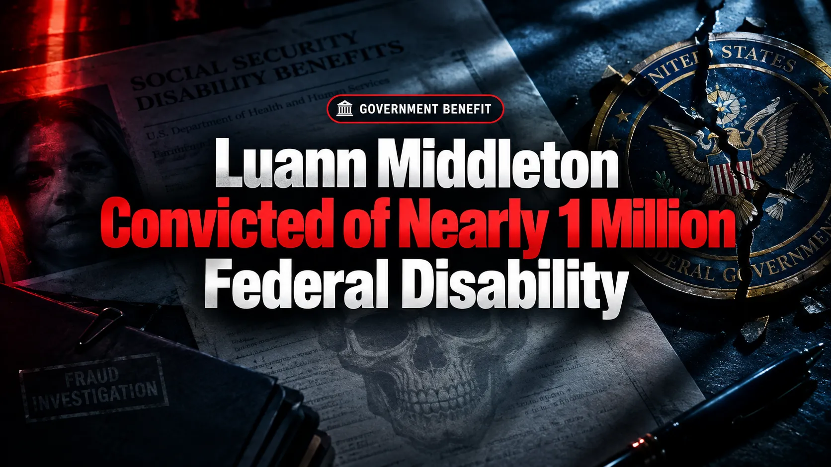 Luann Middleton Convicted of Nearly $1 Million Federal Disability Benefits Fraud
