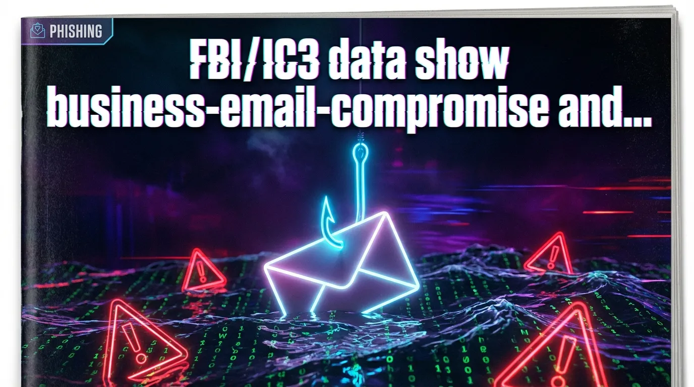 Данные FBI/IC3 показывают, что мошенничество с деловой электронной почтой и фишинг привели к многомиллиардным потерям в США, отрасль призывает усилить защиту