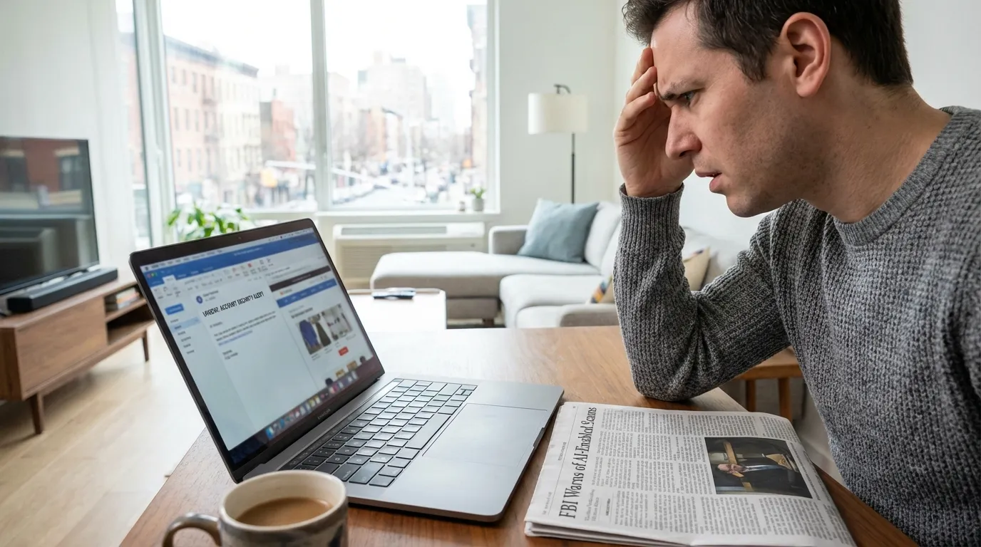 FBI Alerta Sobre Golpes de Fim de Ano Habilitados por IA Após 9.000 Denúncias Relacionadas à IA no IC3