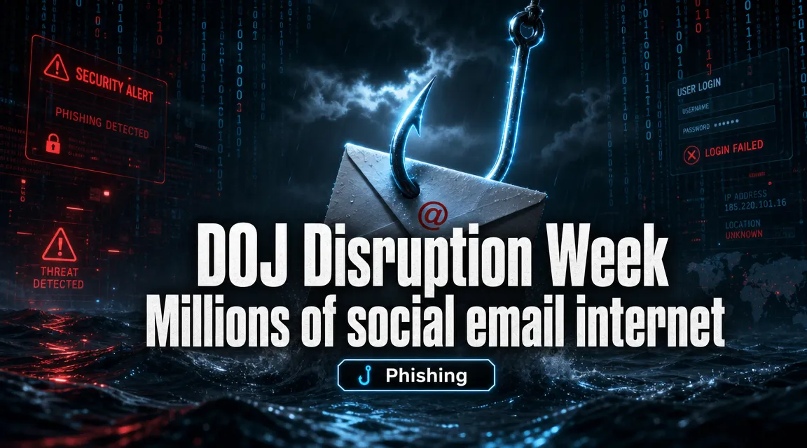 DOJ Disruption Week: Millions of social/email/internet accounts disrupted for scams