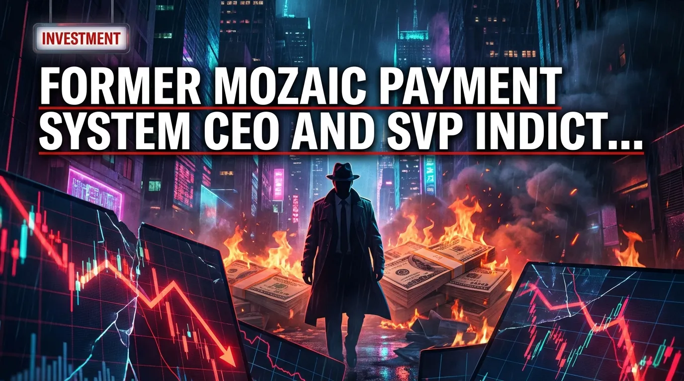 Former Mozaic Payment System CEO and SVP indicted for $20M Boston equity fraud