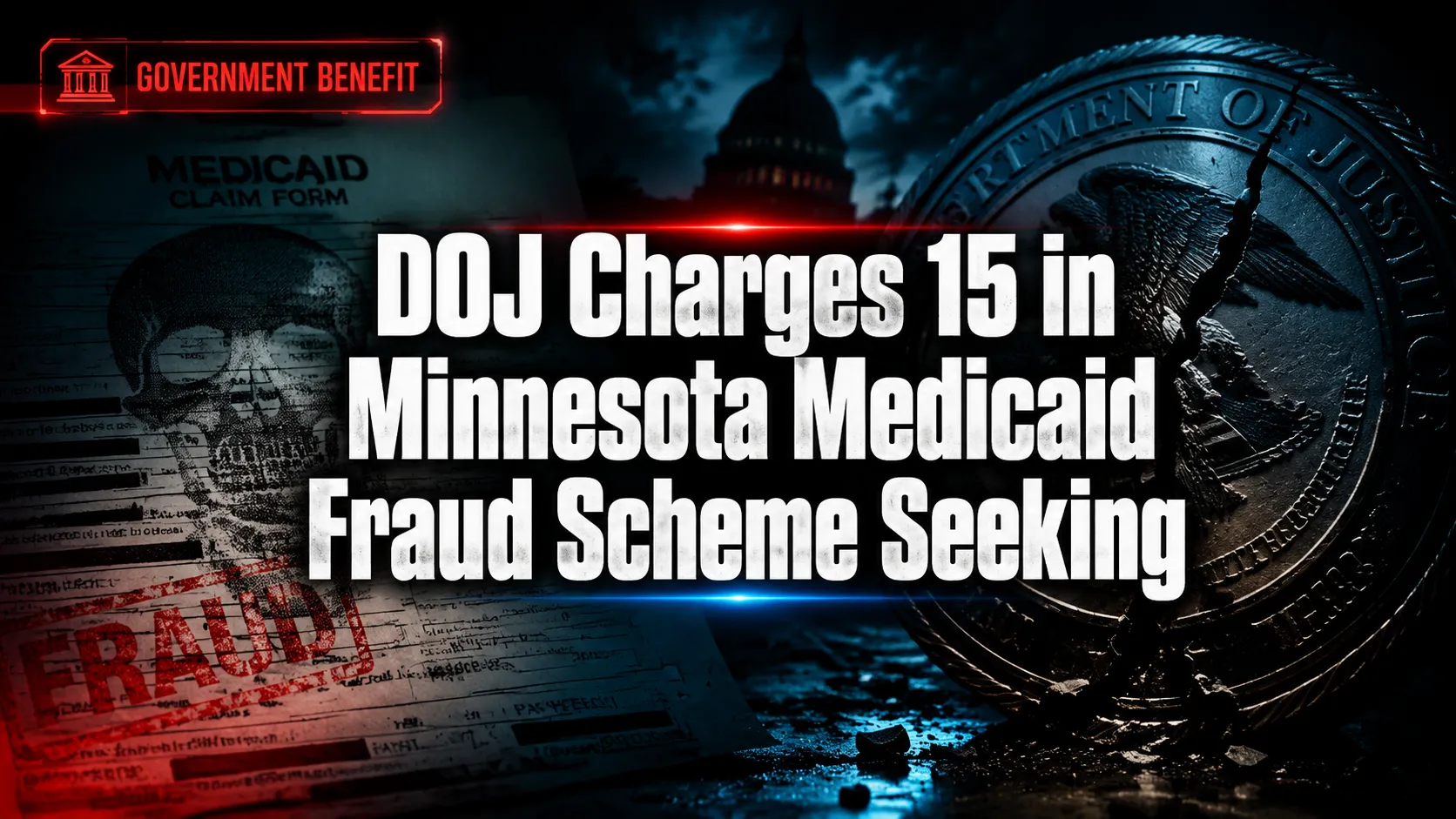 DOJ Charges 15 in Minnesota Medicaid Fraud Scheme Seeking Over $90M in Loss