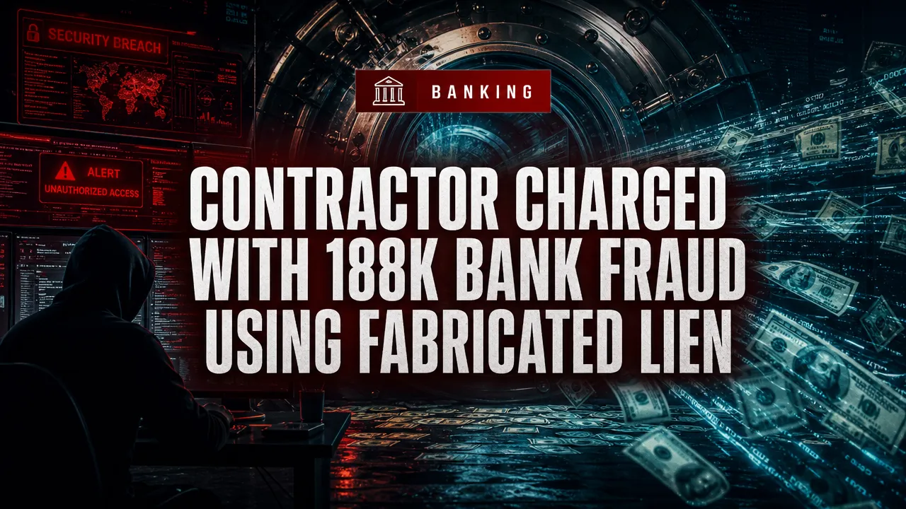 Contractor Charged With $188K Bank Fraud Using Fabricated Lien Waivers (Southern District of Indiana)