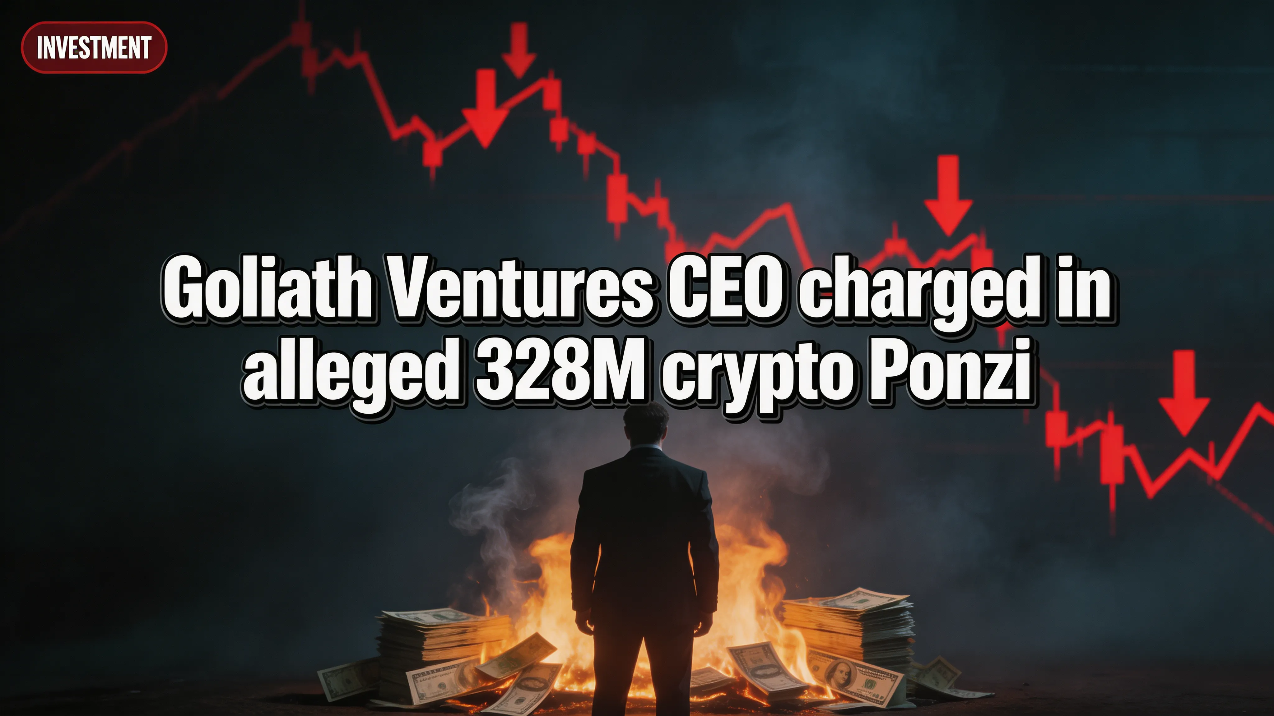 Goliath Ventures CEO charged in alleged $328M crypto Ponzi scheme (wire fraud/money laundering)