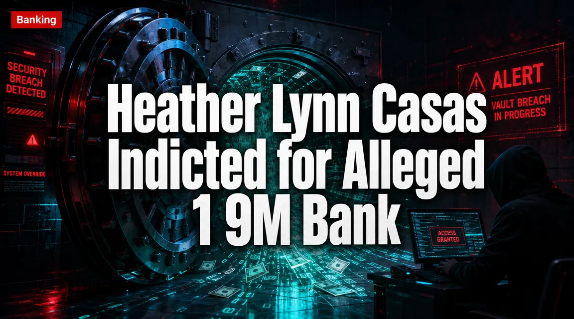 Heather Lynn Casas Indicted for Alleged $1.9M Bank Manager Embezzlement