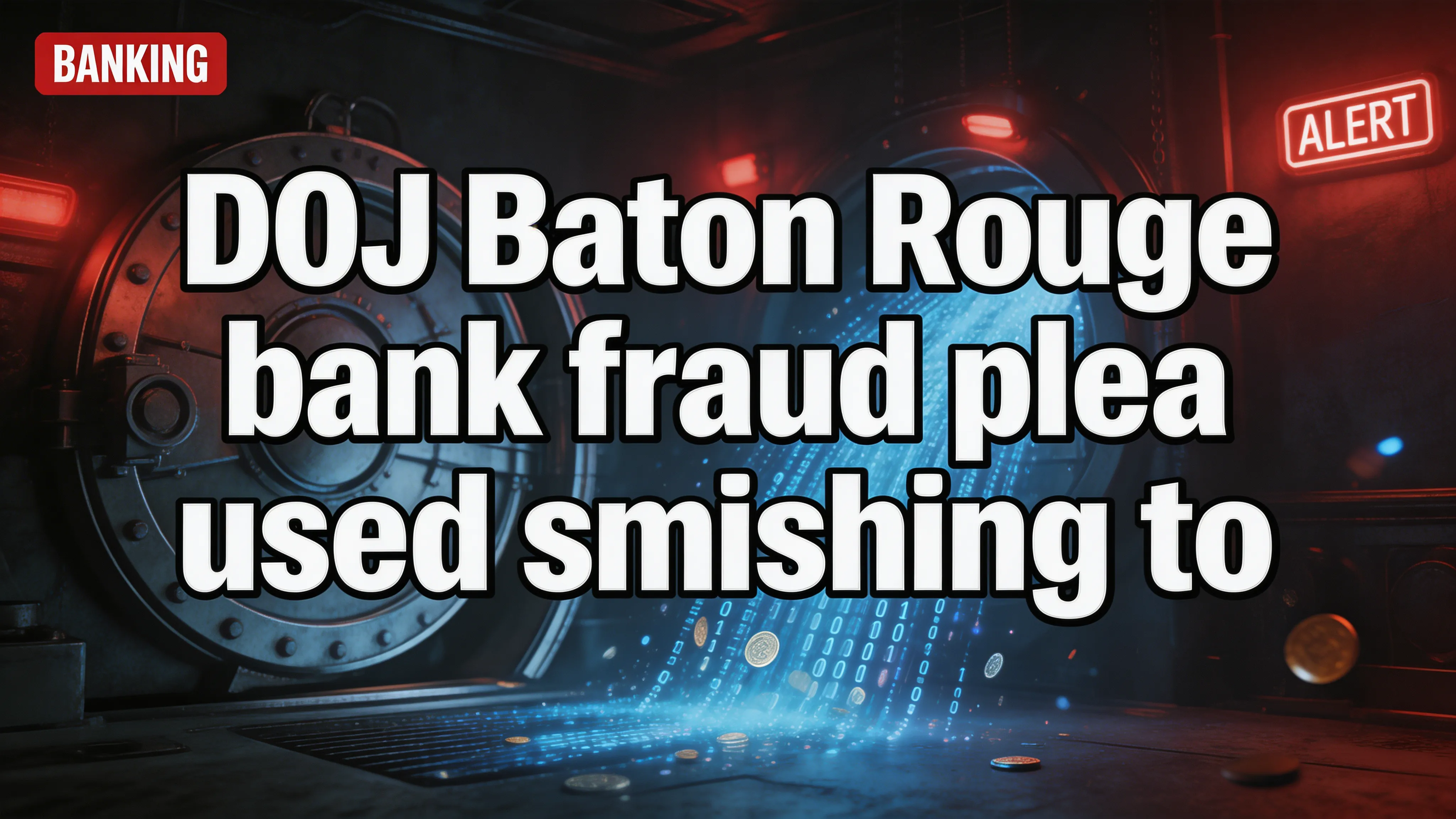 DOJ: Baton Rouge bank fraud plea used smishing to steal login and access accounts