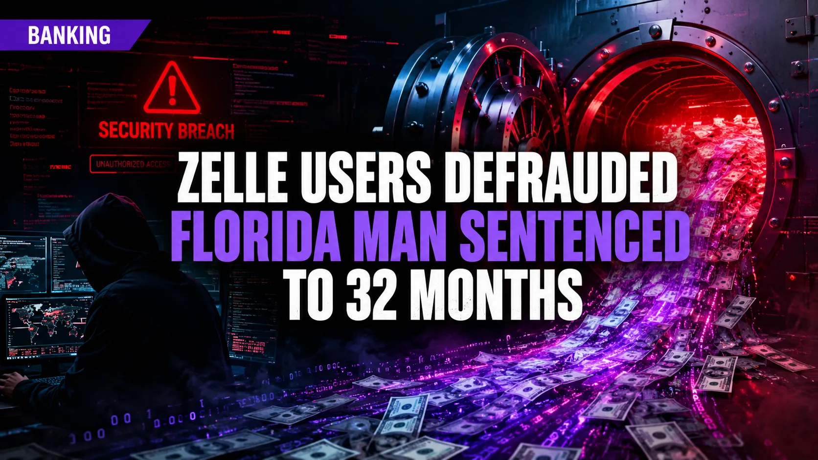 Zelle Users Defrauded: Florida Man Sentenced to 32 Months for Bank Fraud Conspiracy