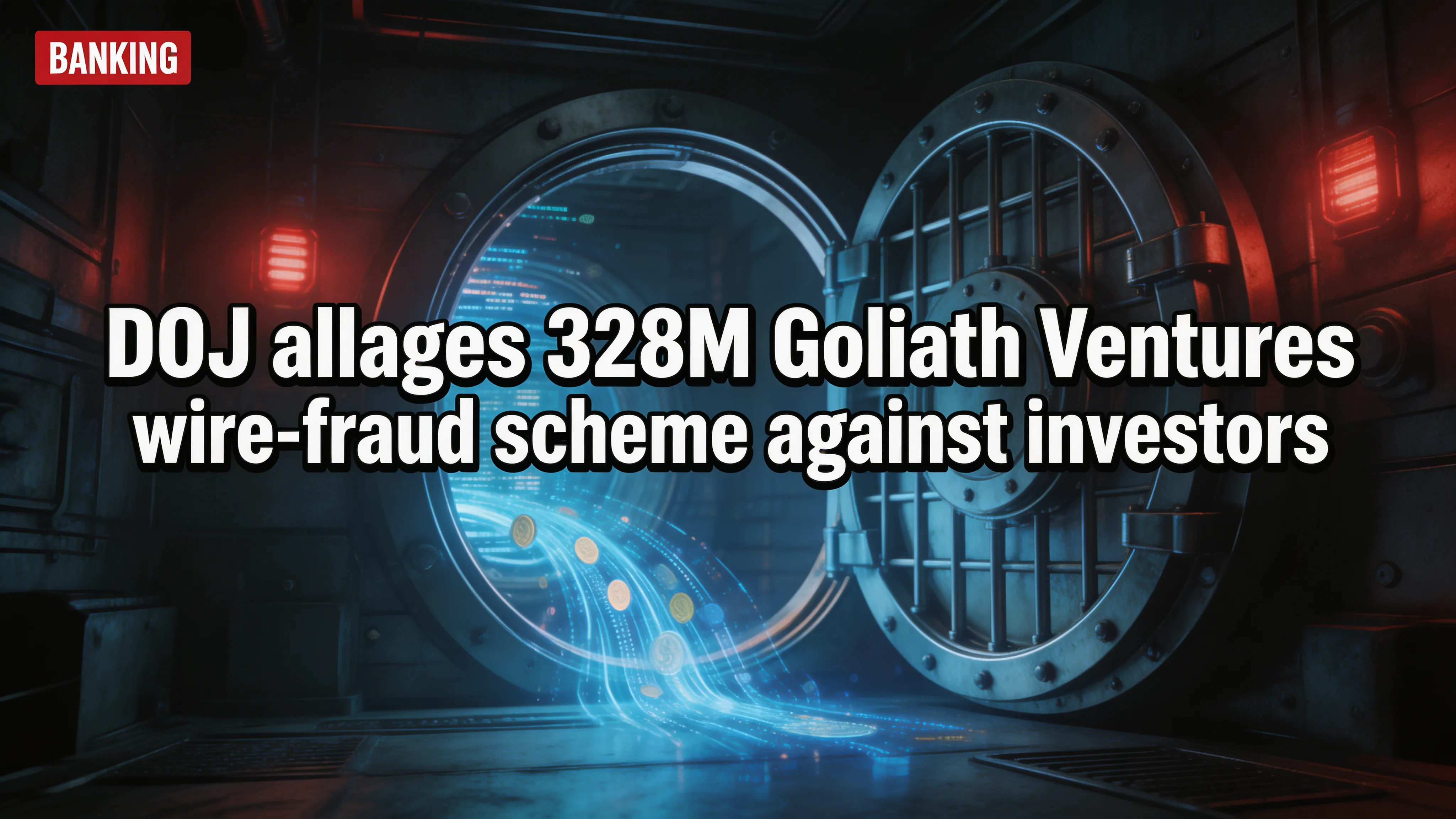 DOJ alleges $328M Goliath Ventures wire-fraud scheme against investors