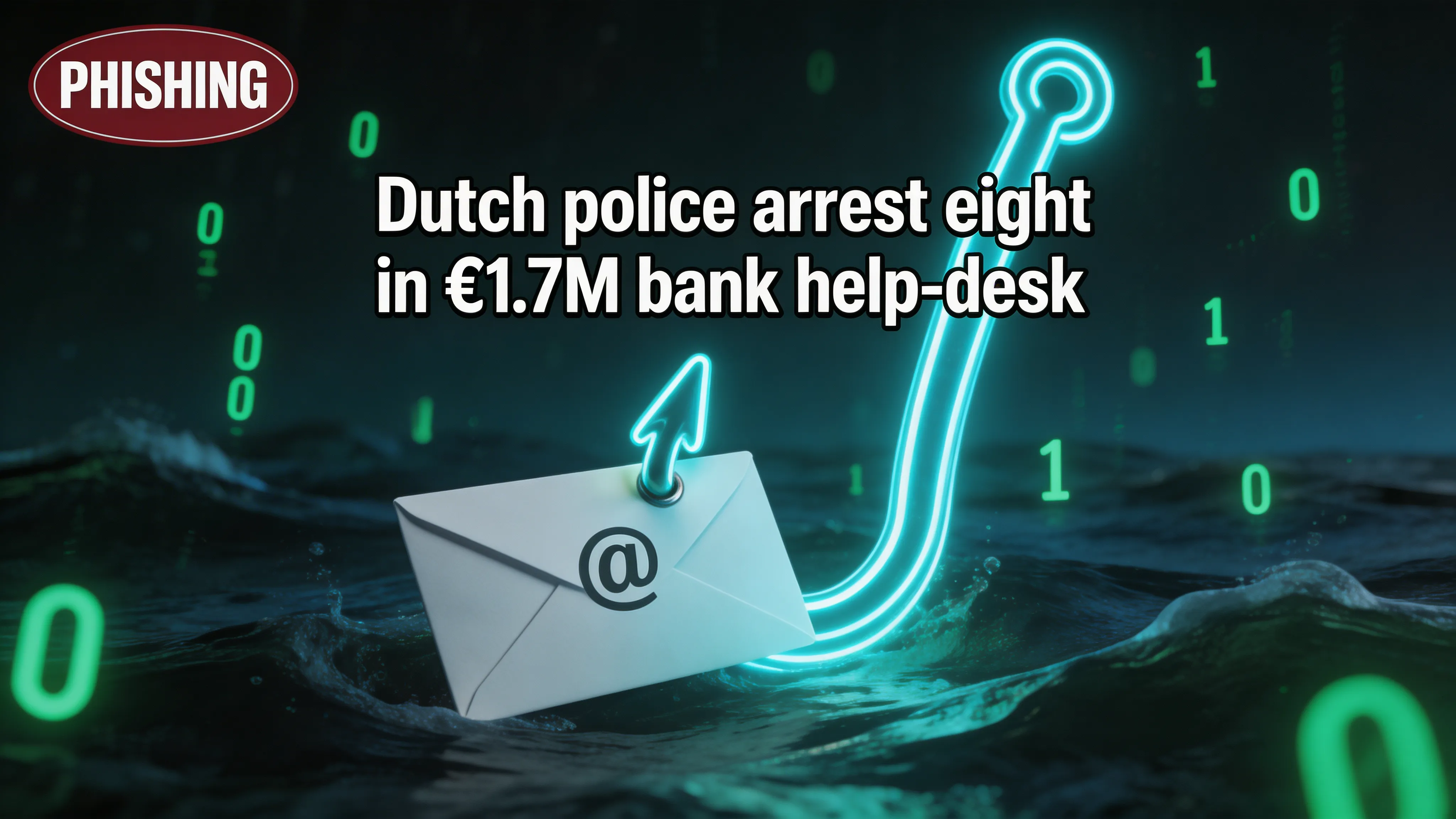 Dutch police arrest eight in €1.7M bank help-desk phishing fraud with remote access