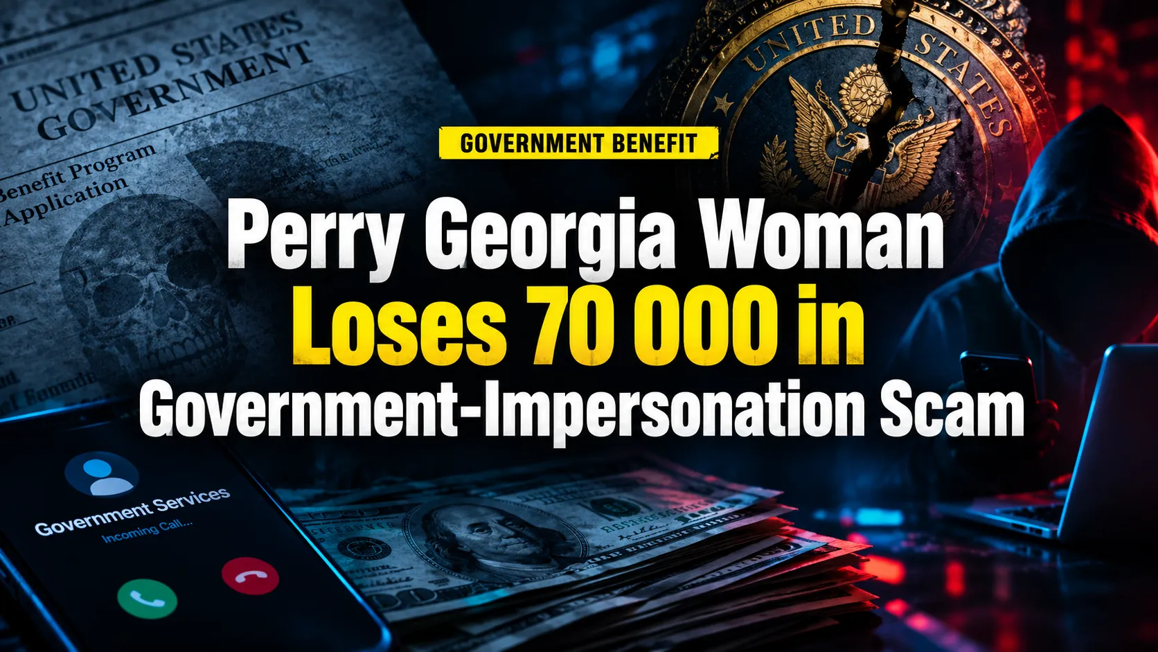 Perry, Georgia, Woman Loses $70,000 in Government-Impersonation Scam