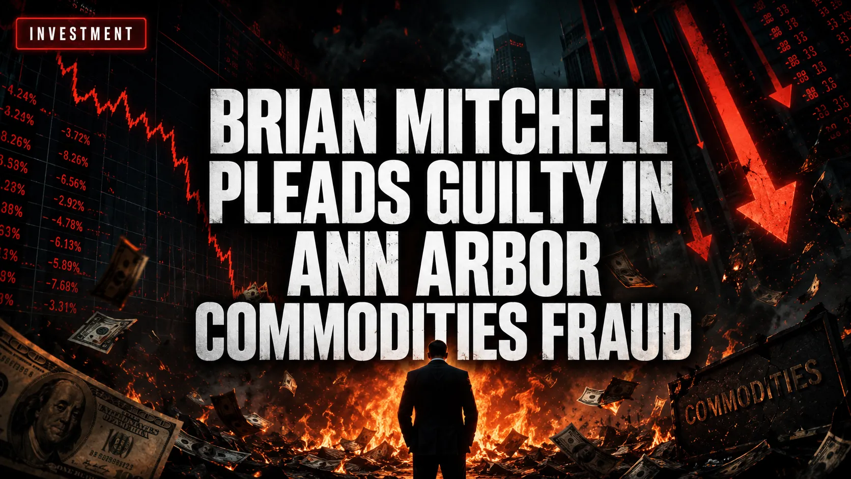 Brian Mitchell Pleads Guilty in Ann Arbor Commodities Fraud Scheme