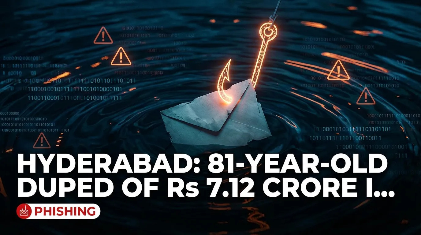 Hyderabad: idoso de 81 anos enganado em Rs 7,12 crore no golpe da 'prisão digital'