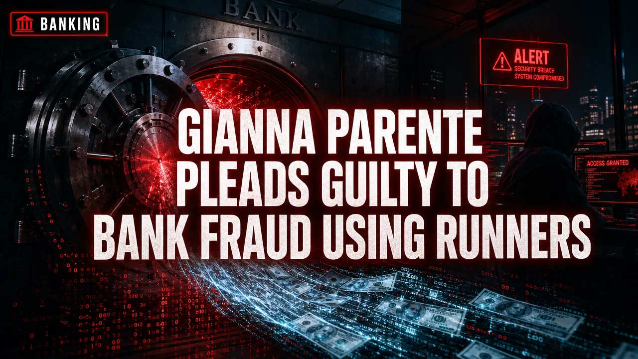 Gianna Parente Pleads Guilty to Bank Fraud Using “Runners” and Washed Checks